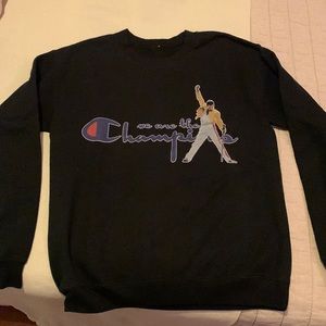“We are the Champions” Freddie Mercury Sweatshirt